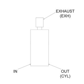 Pro Trucking Products 90054074PTP Air Solenoid Valve, Normally Closed, Inflates When Powered, Replaces Haldex 90054074-12 Volts DC