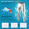 MEETYOO Leggings Uomo, Calzamaglie Sportive Pantaloni Fitness Compressione Baselayer per