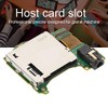 Playing card reader, host card slot, cassette slot module, host