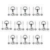 Oldbones 10 x Motorcycle Racing Fairing Fastener Quick Release 1/4