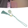 Tassel Pendant Chinese Zodiac Pattern DIY Porcelain Beads Light Weight