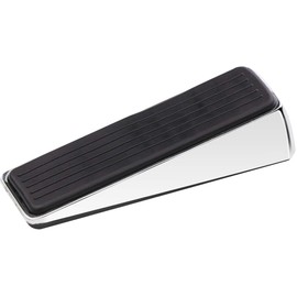 Onwon Door Buffer Stopper Stainless Steel and Rubber Heavy Duty Floor Door Stop Avoid Drilling Holes Non-Slip Contemporary Safety Door Wedge on All Floor Surfaces