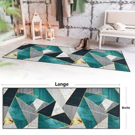 Runner Hallway 40 x 100 cm Washable Rug Short Pile Rug Bedroom Kitchen Rug with Rubber Back Runner Non-Slip for Hallway Entryway Laundry Next