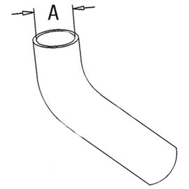 RAParts 194299M1 Upper Radiator Hose Fits Massey Ferguson 135 230 235