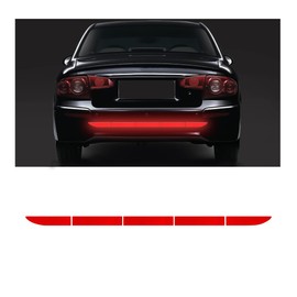 Car Trunk Reflective Sticker, Strong Reflective Anti-Scratch Waterproof Adhesive Stickers for Safe Driving, Universal for Most Cars/SUVs/Pickup Trucks, Auto Exterior Accessories (Red)