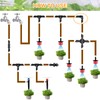 Gardrip Drip Irrigation Elbow Fittings：50 Pieces Barbed Elbow Irrigation Parts