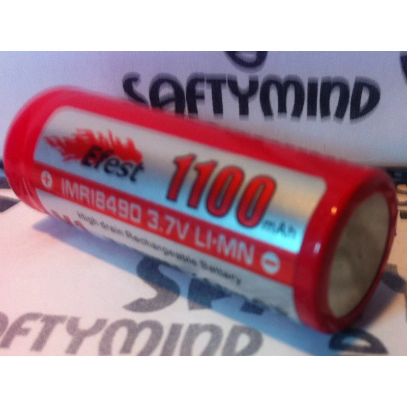 Efest Brand New IMR 18490 1100mAh 3.7V Rechargeable LiMn High