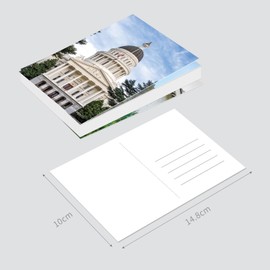 xtvinvm US City Sacramento California Travel Postcards from Around the World Vintage Postcard Pack for Mailing Business Christmas Holiday Birthday Postcards with Mailing Side Set of 20