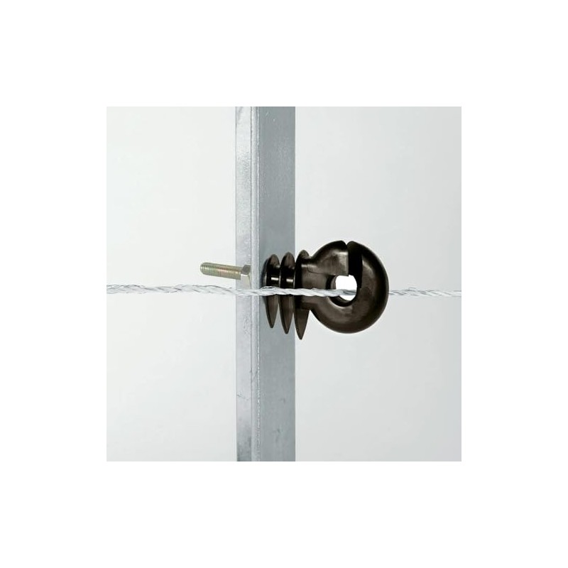 Agrarzone 25 x Ring Insulator Metric Thread - Galvanised Support