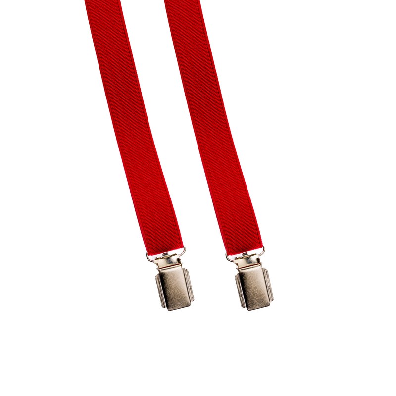 Olata Skinny Classic Style Fully Adjustable X-Shape Clip on Braces/Suspenders