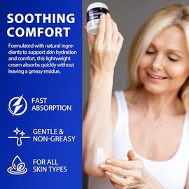 2 Pack Neuropathy Nerve Cream,Max Strength No-Mess Topical for Toes, Feet, Fingers, Hands, Legs & Arms, 4.23oz*2