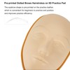 5D Silicone Practice Head with Stand – Preprinted Tattoo Skin