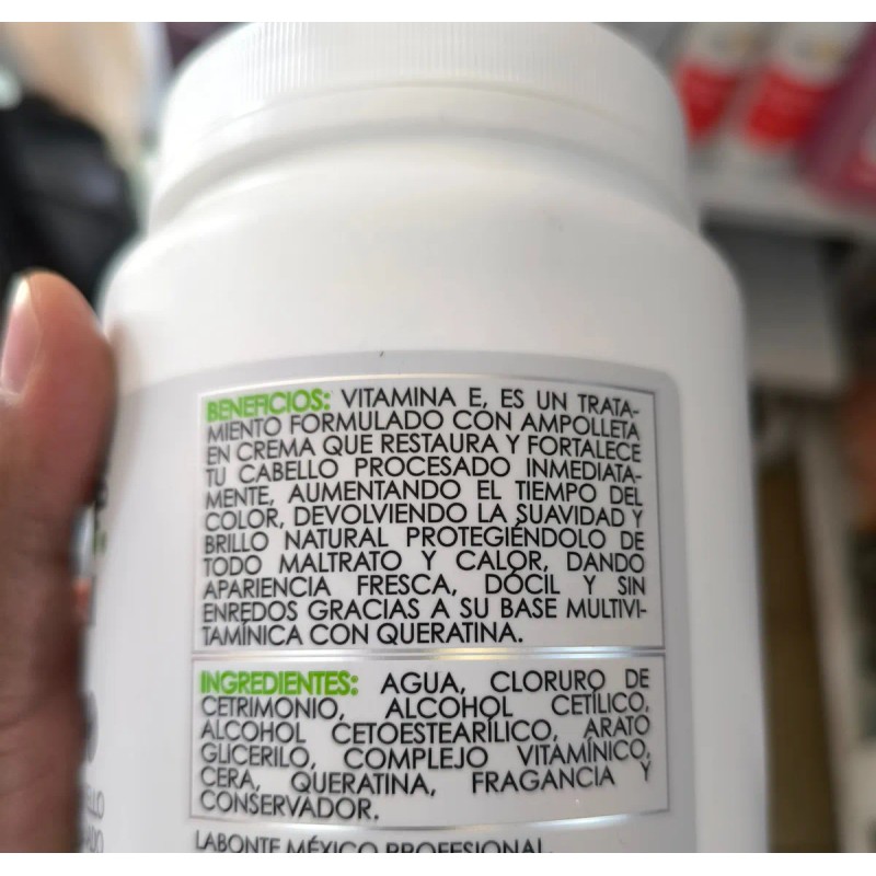 Vitamina E Keratina La Bont 1 Kg