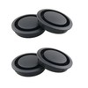 HJGarden 4PCS 50mm/2" Round Plastic Air Vent Ventilation Furniture Cabinet
