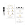 Lash Extension Aftercare Instructions Cards | 50 Pack | Size