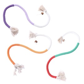 70 cm Cat Toy Set, Cat Dental Care, 3 Pieces Catnip Teething Rope with Catnip, Interactive Chew Toy for Paw Hunting, Dental Care and Against Bad Breath