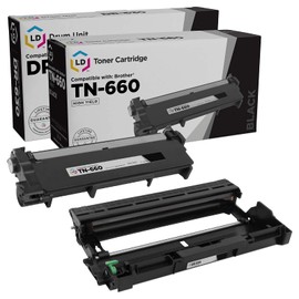 LD Compatible Toner Cartridge & Drum Unit Replacements for Brother TN660 High Yield & DR-630 (1 Toner, 1 Drum, 2-Pack) Compatible with Brother HL-L2360DW HL-L2380DW MFC-L2700DW MFC-L2720DW