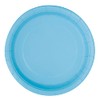 Unique 30899EU Eco-Friendly Paper Plates-23 cm-Baby Blue Colour-16 Count (Pack