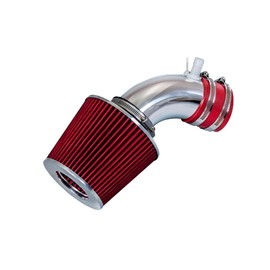 Rtunes Racing Short Ram Air Intake Kit + Filter Combo RED Compatible For 10-12 Genesis Coupe 2.0L Turbo