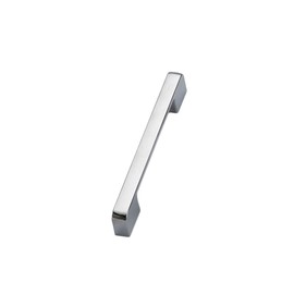 5 Pcs Square Kitchen Cabinet Handles, Zinc Alloy Pull Handle Hole Center 96mm / 128mm / 160mm / 192mm Drawer Handles with Screws for Kitchen and Bathroom Cupboard