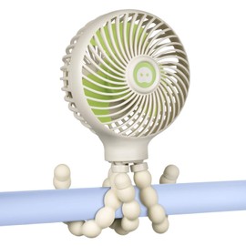 HomeLifairy Stroller Fan 2600mAh Battery Fan Clip On Fan Rechargeable Handheld Personal Portable Fan Car Seat Fan for Baby Small Desk USB Mini Fan for Stroller Accessories Crib Car Rides