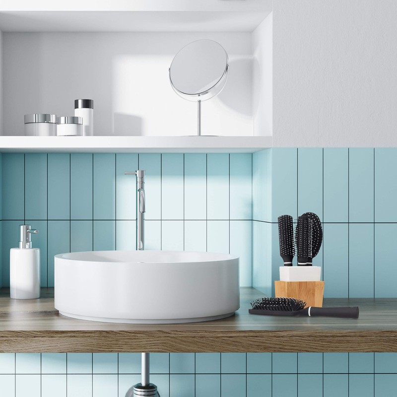 Relaxdays Hairbrushes Set of 4, Travel Bag, Round, Rectangular, Paddle,