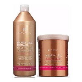 Crioxidil Shampoo Queratina + Mascarilla Hidra Reparadora 1l
