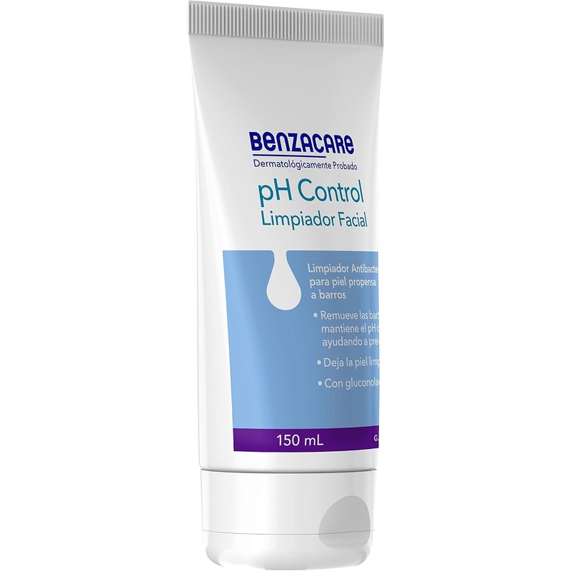 Benzacare pH Control Limpiador Facial Antibacterial 150 ml – Control