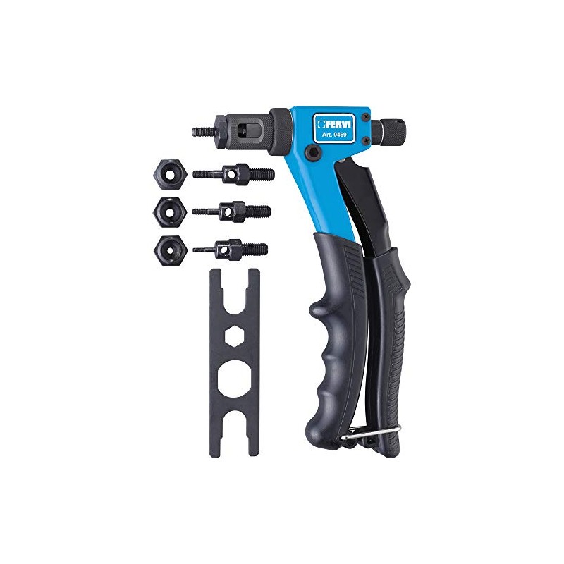 Fervi 0469 Riveter X for Threaded Inserts from M3 to