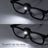 Hands Free Magnifying Glasses 250D 2 LED Ergonomic Design Acrylic