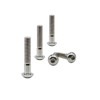 RISON Pack of 5 Titanium Rounded Head Screws with Hexagon