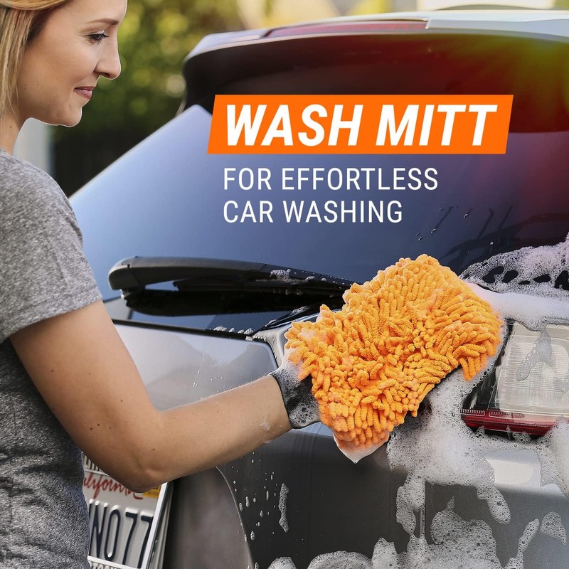 Armor All - Guantes de Microfibra para Lavado de Coche,