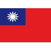 mrdeco Metall Schild 12x18cm gewölbt China flag of Taiwan Schild
