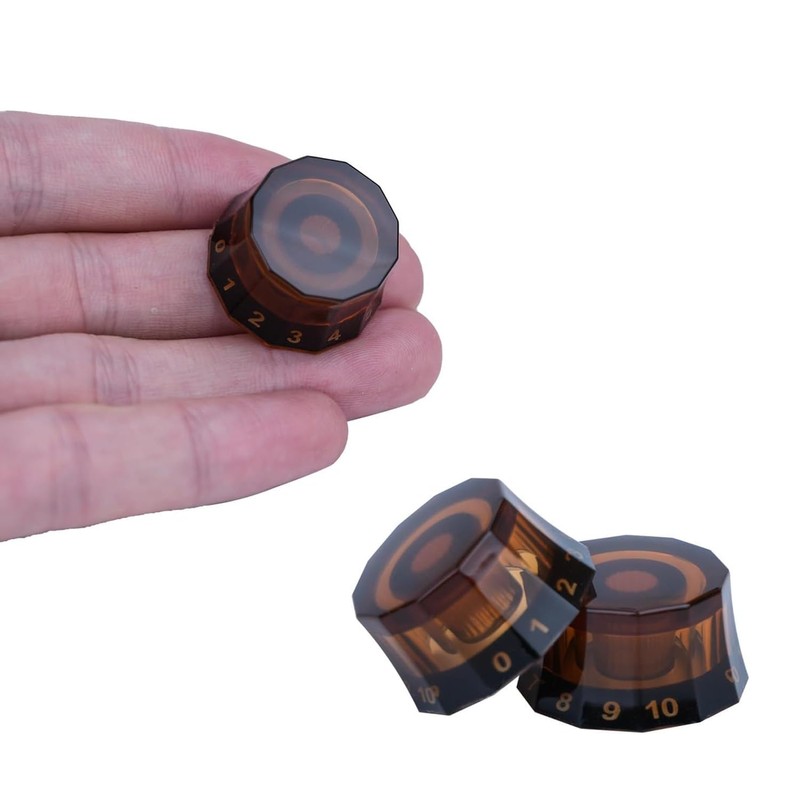 WEZCHUGHAOL 4pcs Electric Guitar Knobs, Speed Control Volume Tone Knobs