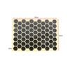 SG Store 72-Piece Reflective Sticker Set with High Visibility Honeycomb