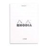 Bloc n°12 White Rhodia 8,5x12 80 F 5x5 - 12201C