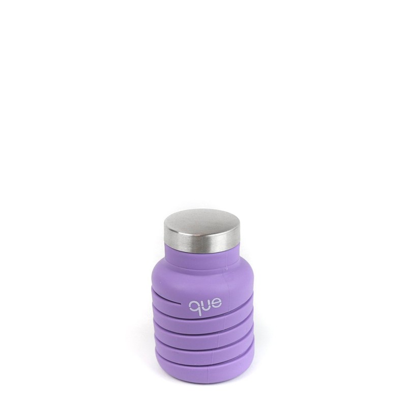 que Bottle - Fashionable & Collapsible 12oz Water Bottle (Violet