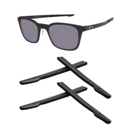 Kygear 2 Pairs Black Silicone Replacement Temple Sleeve Arm Grips, Silicone Rubber Ear Socks Arm Sleeve for Oakley Milestone/Milestone A/Milestone 2.0/Milestone 3.0, Anti-Slip Glasses Arm Covers