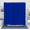 NTETSN Classic Royal Blue Shower Curtain, Solid Color Washable Thicken
