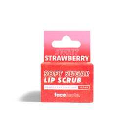 Face Facts Candied Sweet Strawberry Lip Scrub| Soften + Smooth Dry Lips| 10g