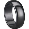 JUDE 8mm Classical Simple Plain Black White Ceramic Ring Wedding