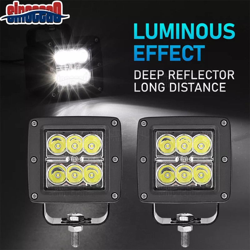 sinocea0 Bumper Light Pods Bull Bar License Frame Mount For