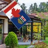 60×90 CM Canada Alberta Combo Flag,2×3 FT Canadian Albertan Friendship