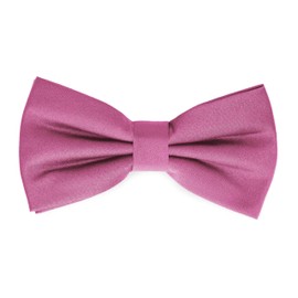 Ladeheid Elegant Men's Bow Tie - High Quality, Matt, Adjustable, Perfect for Wedding, Party, Office, Ideal for Men, Women, Teenagers - Great Gift Size 12 cm x 6 cm BMM, pink