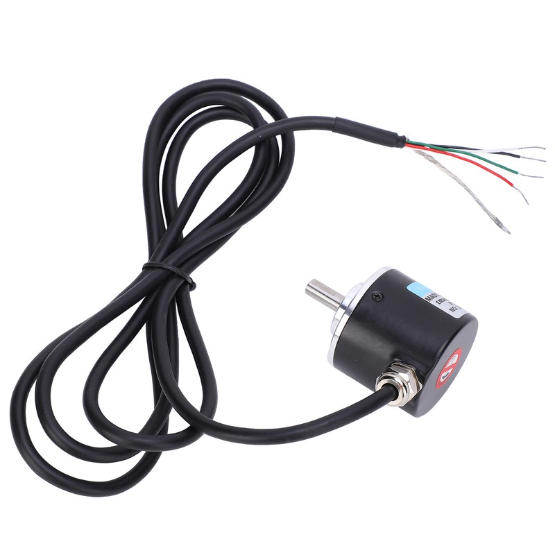 Encoder 5‑24V DC AB 2 Phase Incremental Rotary Solid Shaft