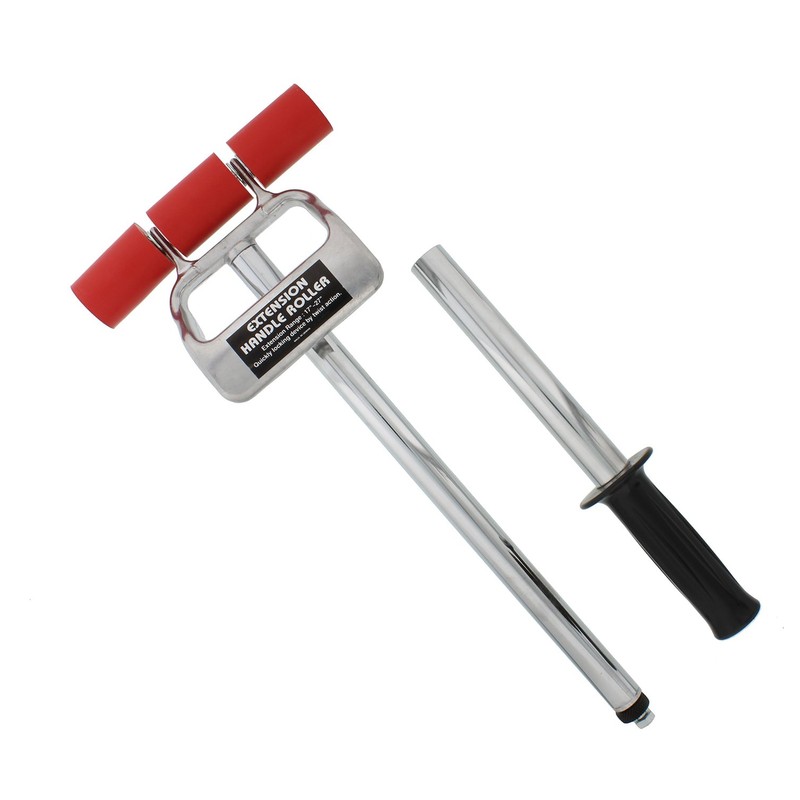 DCT Heavy-Duty Flooring Seam Press Roller, Extendable from 17in to