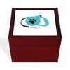 CafePress Retractable Leash Memory Keepsake Jewelry Box, 5"x5"x3.75"