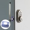 3 Pcs Door Latch Strike Plate D Shaped Striker Keep