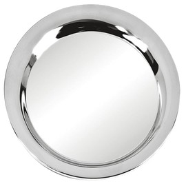 SILBERKANNE Exclusive Bottle Coaster Bottle Plate Diameter 16.5 cm Can be Used on Many Sides Premium Silver Plated Elegant Silver-Plated Ready to Give as a Gift with Stylish Gift Packaging