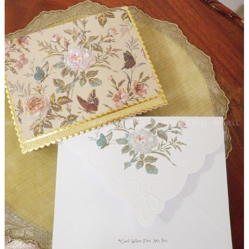 Carol Wilson Classic Butterfly NCP2363 Message Card Set, 10 Each